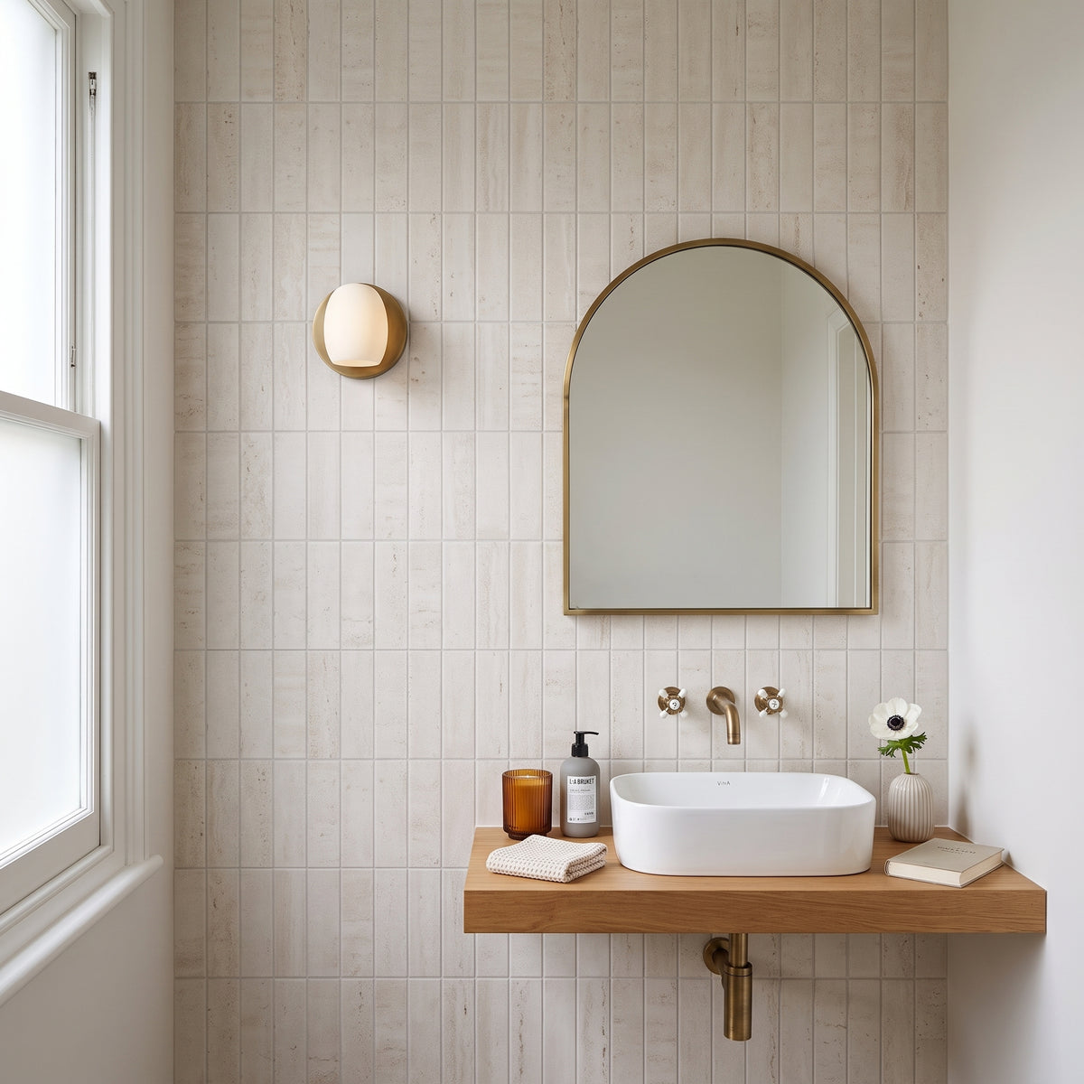 Livia Ivory Decor Tile