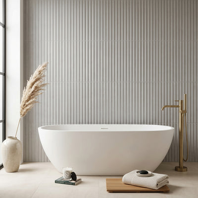 Locke Grey Decor Tile