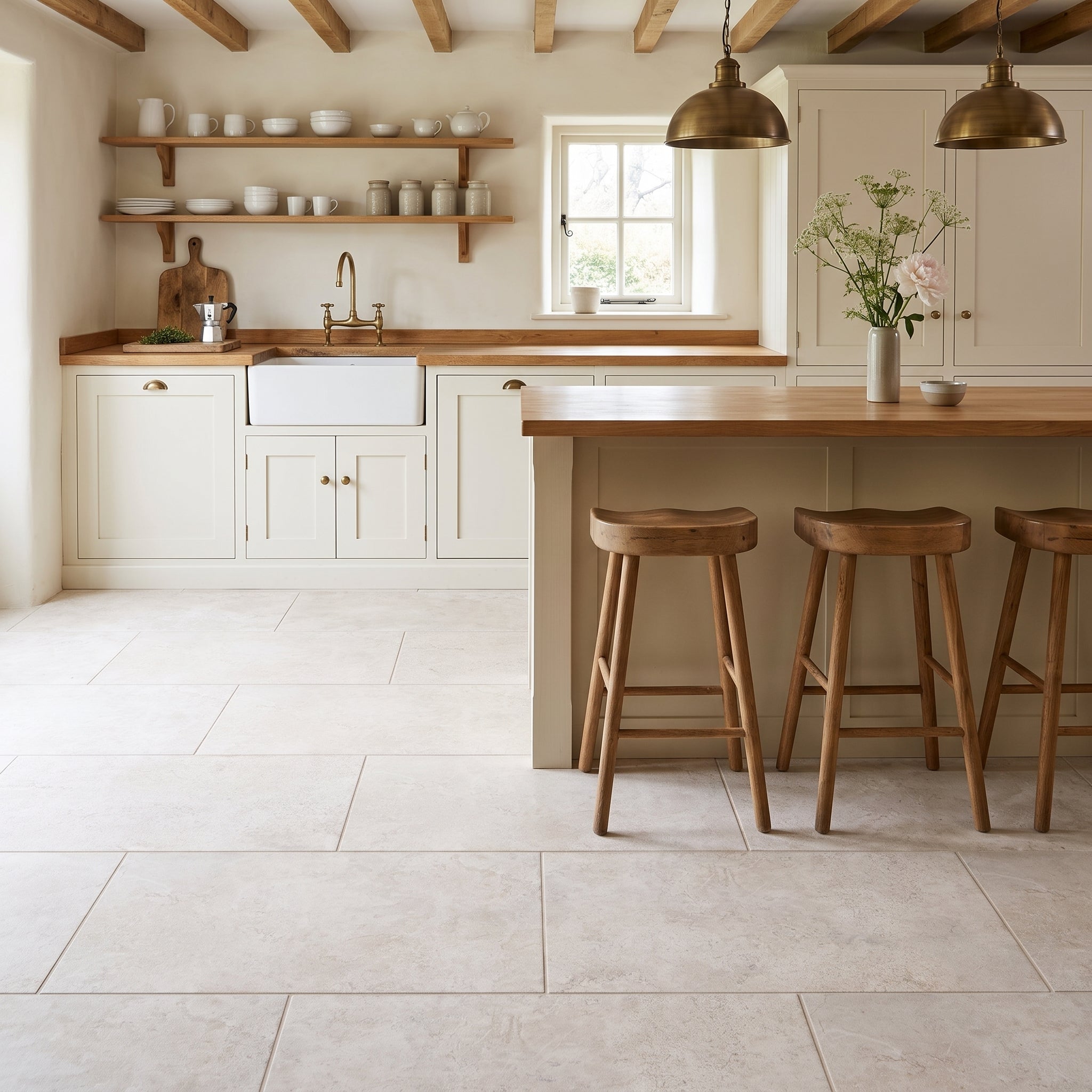 Loire Ivory Floor Tile
