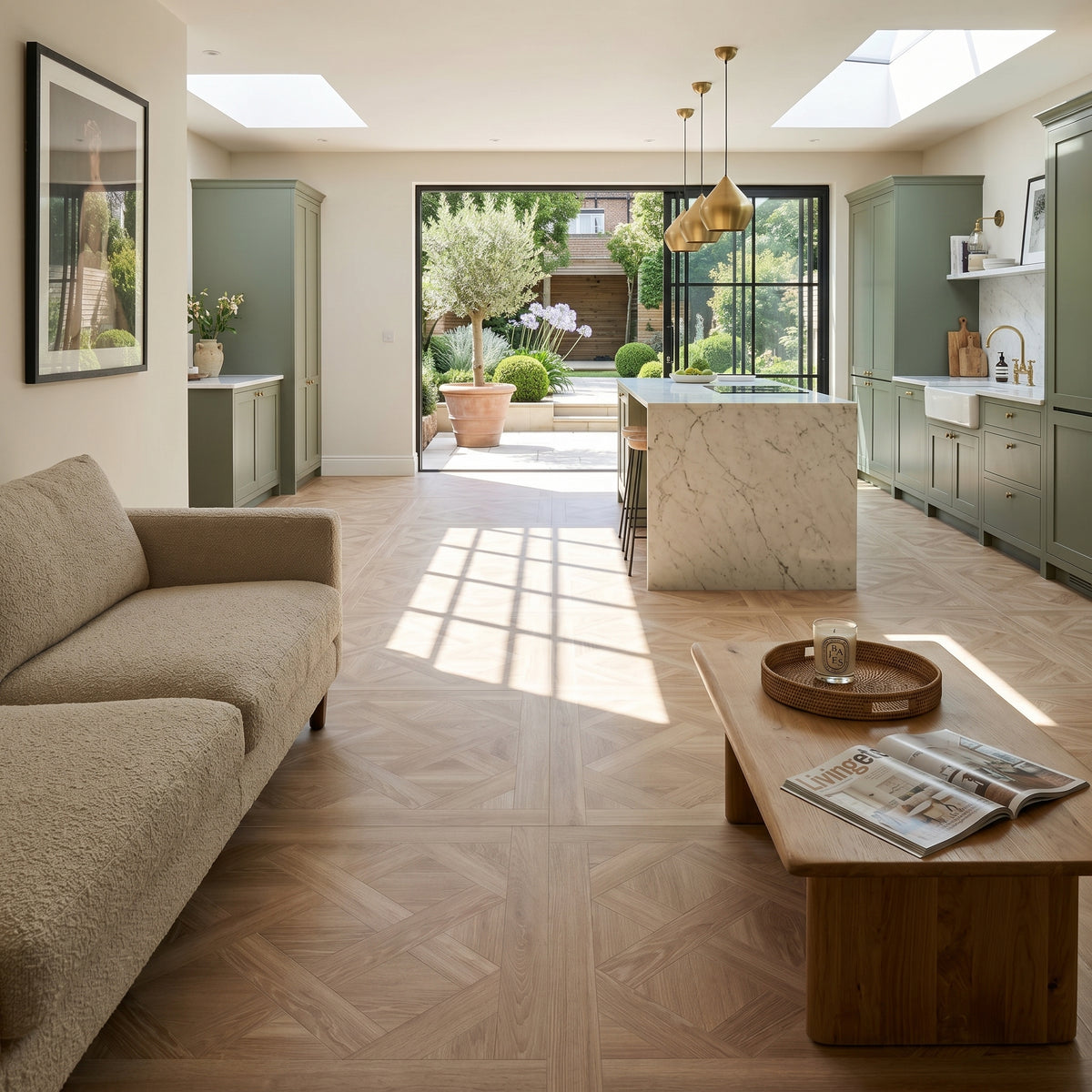 Mansion Parquet Wood Effect Tile