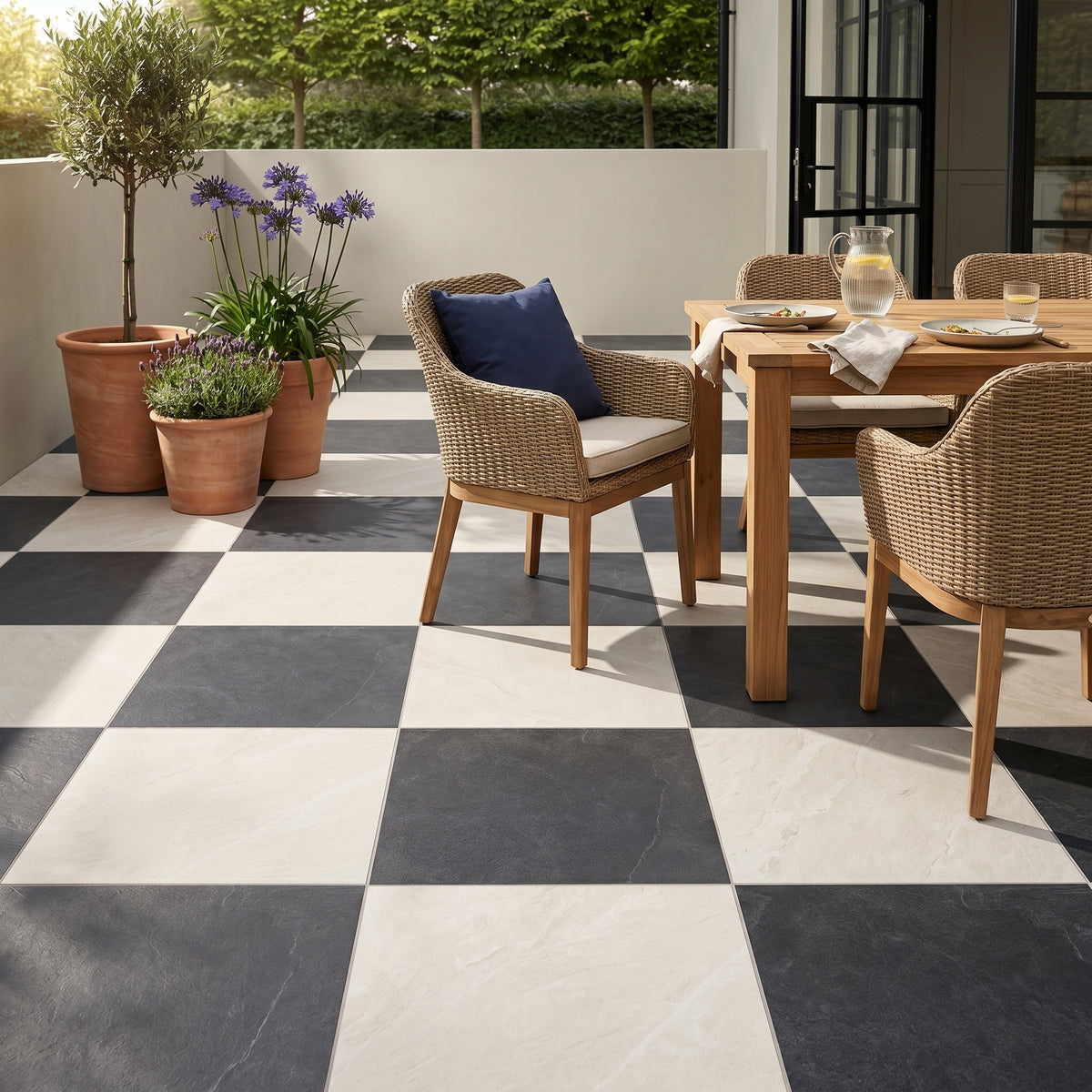 Midlake Chequerboard 2CM Tile