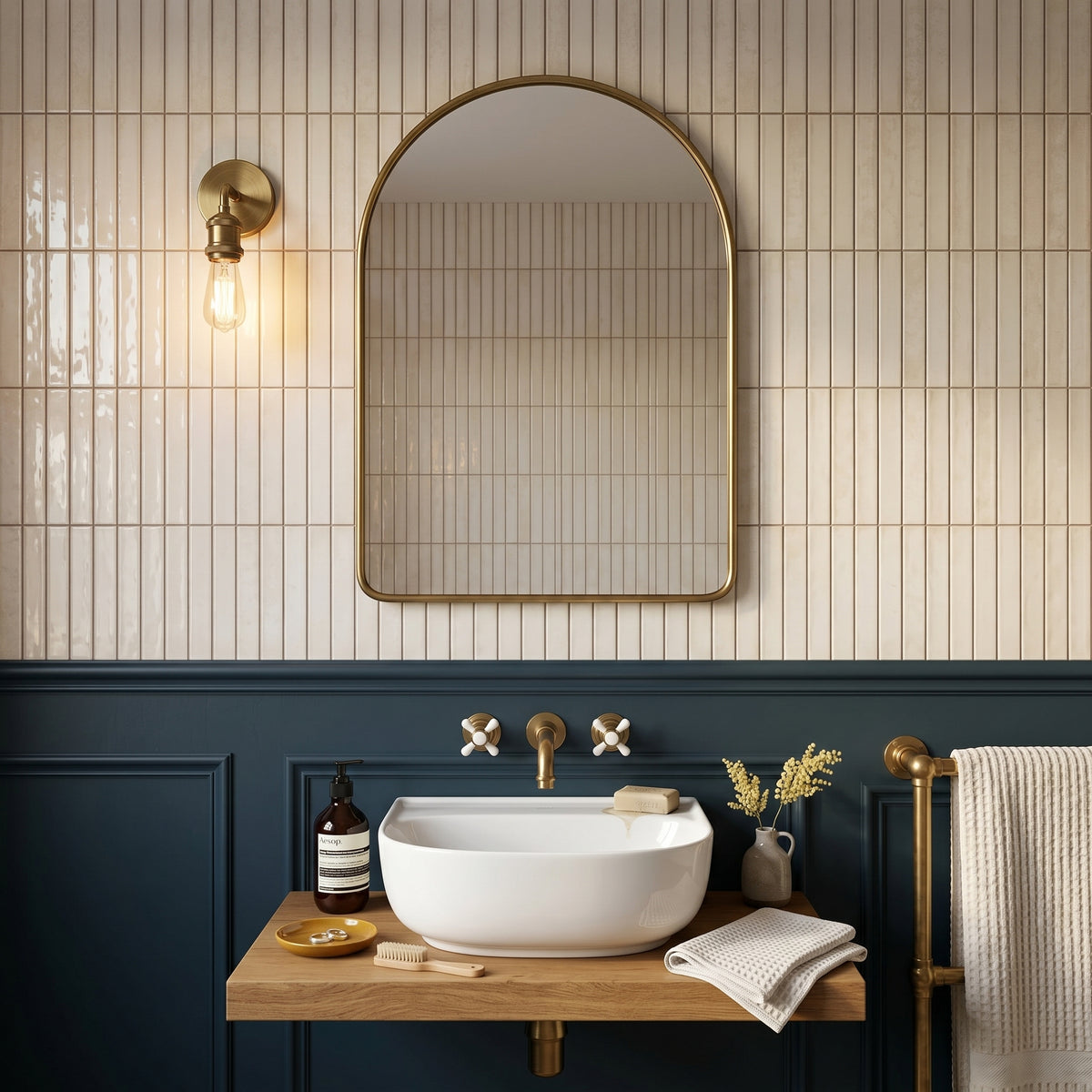 Moxie Ivory Kit Kat Tiles