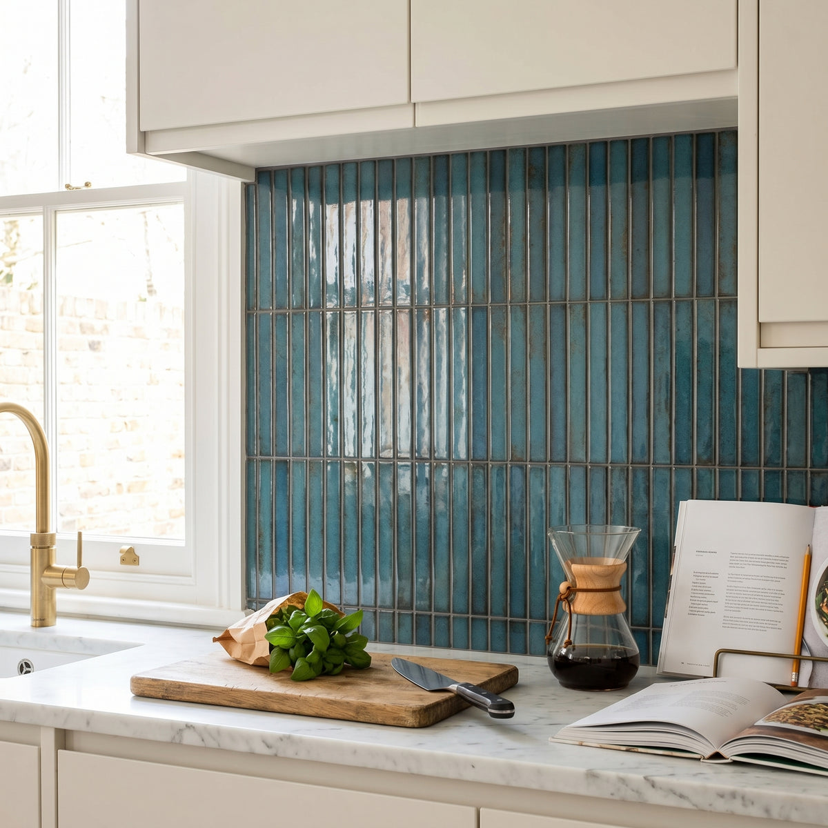 Moxie Turquoise Kit Kat Tiles