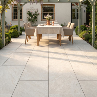 Quartz White 2CM Outdoor Tile