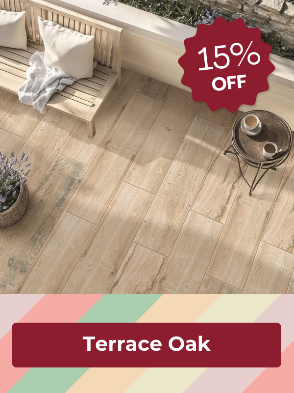 Terrace Oak 2CM Outdoor Tile