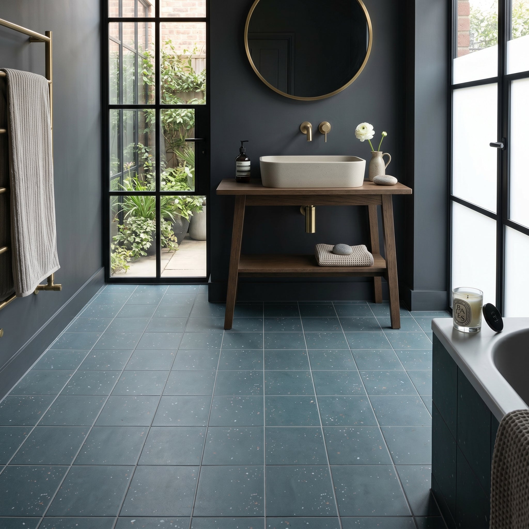Starburst Ocean Terrazzo Tile
