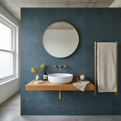 Starburst Ocean Terrazzo Tile