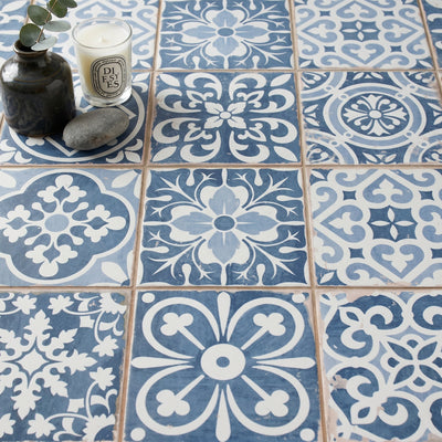 Tapestry Blue Patterned Tile