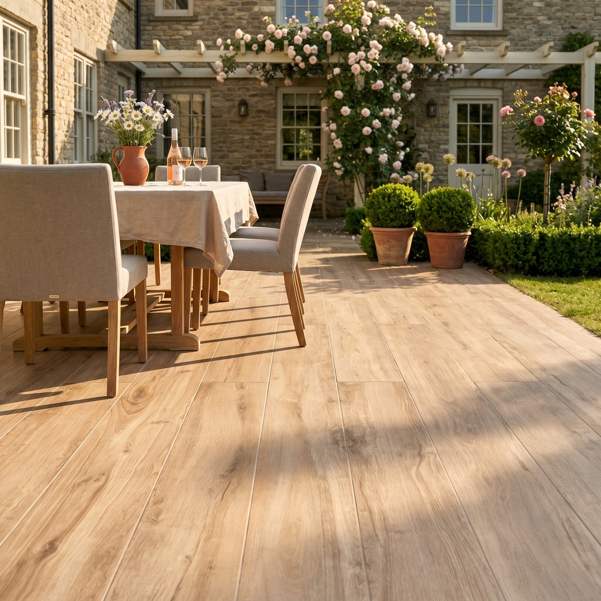 Terrace Light Oak 2CM Outdoor Tile