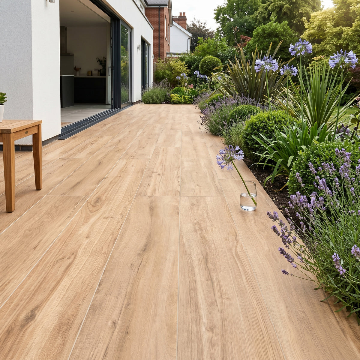 Terrace Light Oak 2CM Outdoor Tile
