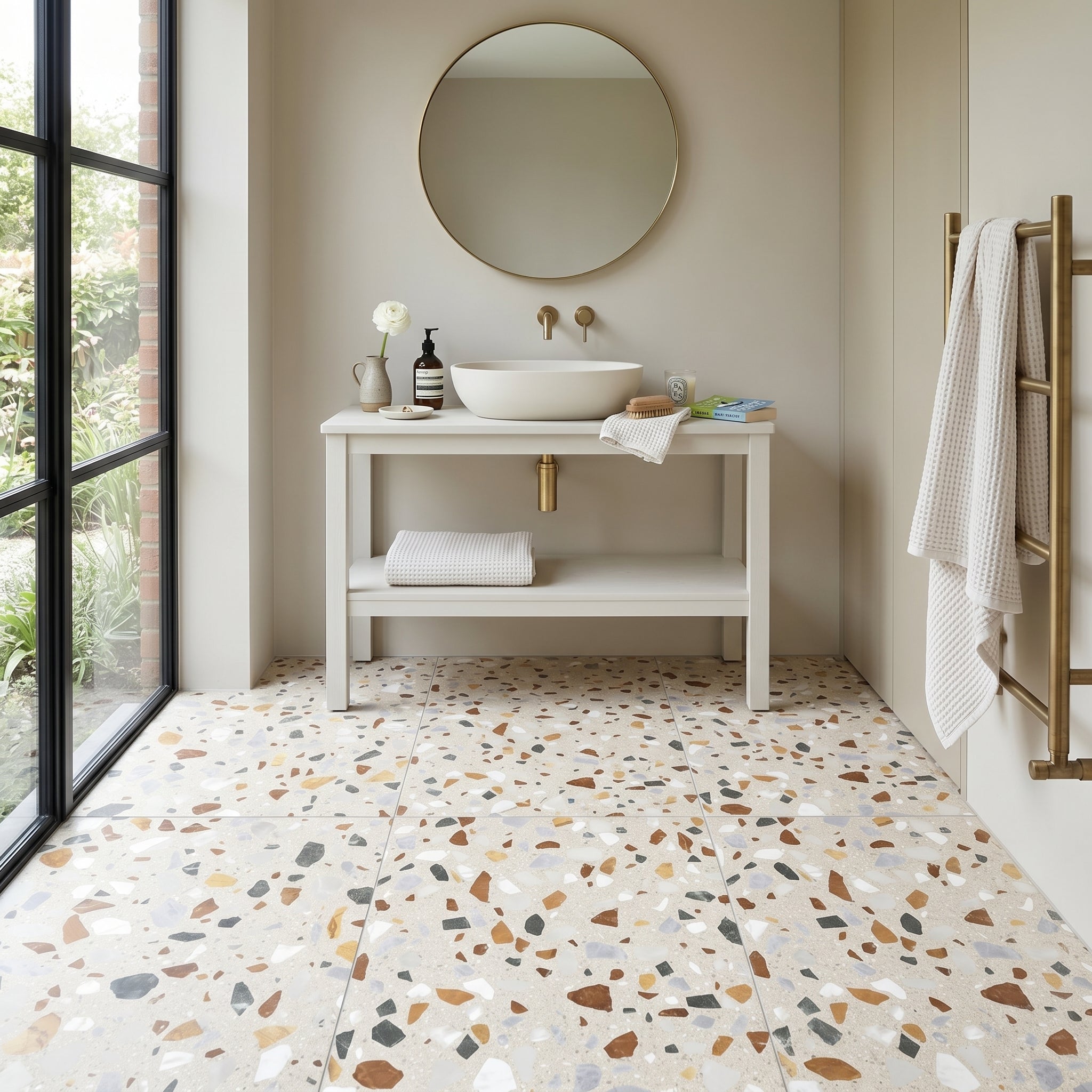 Terrazzo Beige Tile