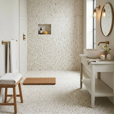 Terrazzo Green Tile