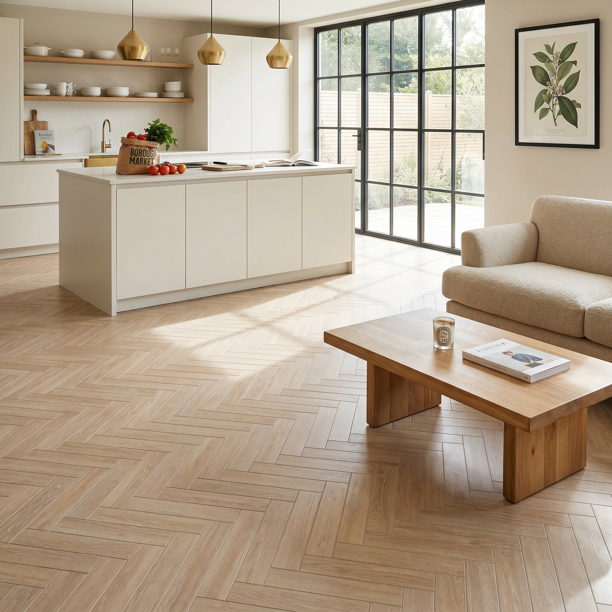 Wren Beech Wood Effect Tile