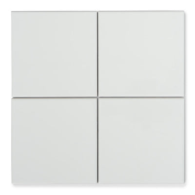 Elements White Square Wall Tile