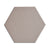 Mono Grey - Plain Matt Hexagon Porcelain Tiles for Kitchens & Bathroom Floors & Walls - 17.5 x 20 cm