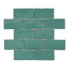 Chalk Jade 7.5 x 15 cm - Handmade Ceramic Wall Tiles for Kitchens & Bathrooms - 7.5 x 15 cm - Gloss Ceramic