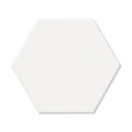 Mini Hex White - Matt Plain Hexagon Wall Tiles for Kitchen Splashbacks & Bathrooms - 10.7 x 12.4 cm