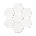 Mini Hex White - Gloss Plain Hexagon Wall Tiles for Kitchen Splashbacks & Bathrooms - 10.7 x 12.4 cm