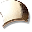 Drops Gold- Fish Scale Scallop Wall Tiles for Bathroom & Kitchen Splashbacks - 10 x 12 cm - Gloss Ceramic