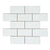 Elements White - Modern Bathroom Splashback & Kitchen Wall Tiles 7.5 x 15 cm - Gloss Ceramic