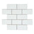 Elements White - Modern Bathroom Splashback & Kitchen Wall Tiles 7.5 x 15 cm - Gloss Ceramic