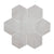 Atrium Grey Hexagon - Marble Effect Wall Tiles - 14 x 16 cm for Bathrooms & Kitchens, Ceramic