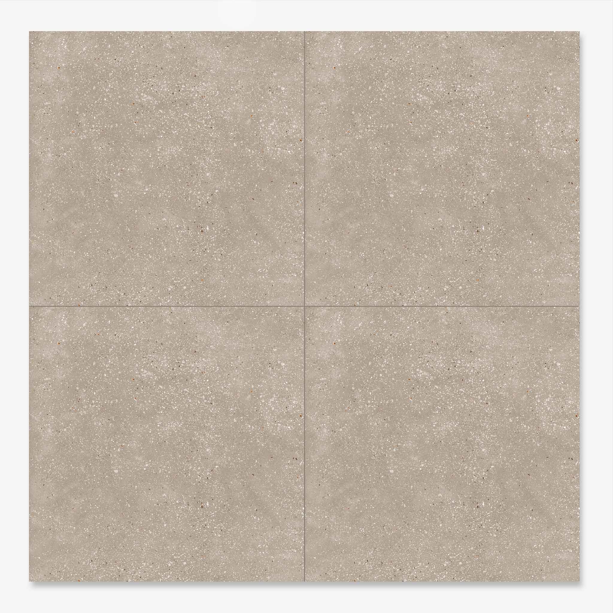 Barbican Sand 90 x 90 cm - XL Beige Concrete Floor Tiles for Kitchens & Livings Rooms - Matt Porcelain