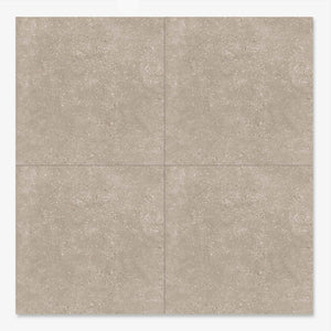 Barbican Sand 90 x 90 cm - XL Beige Concrete Floor Tiles for Kitchens & Livings Rooms - Matt Porcelain