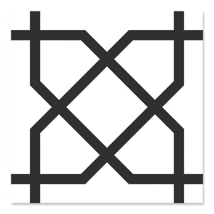 Byron White Decor Floor Tile