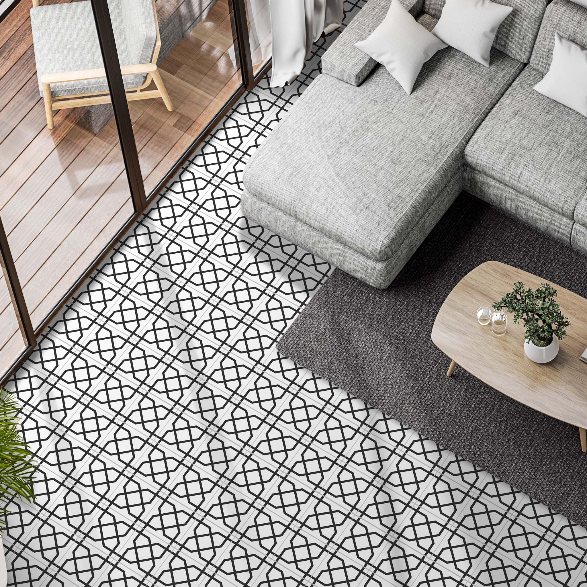 Byron White Decor Floor Tile – Porcelain Superstore