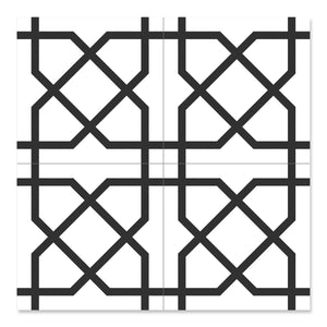 Byron White Decor Floor Tile