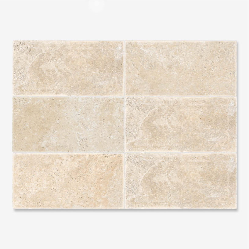 Castello Beige - XL Stone Floor Tiles for Kitchens & Living Rooms  - 50 x 100 cm - Porcelain