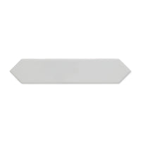Concorde White - Modern Geometric Wall Tiles for Kitchen Splashbacks & Bathrooms - 5 x 25 cm - Gloss Ceramic