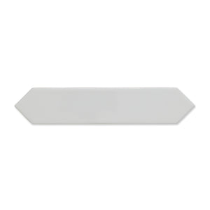 Concorde White - Modern Geometric Wall Tiles for Kitchen Splashbacks & Bathrooms - 5 x 25 cm - Gloss Ceramic