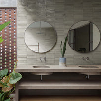 Dwell Pearl 6 x 24 cm - Designer Gloss White Wall Tiles for Kitchen Splashbacks & Bathroom Feature Walls