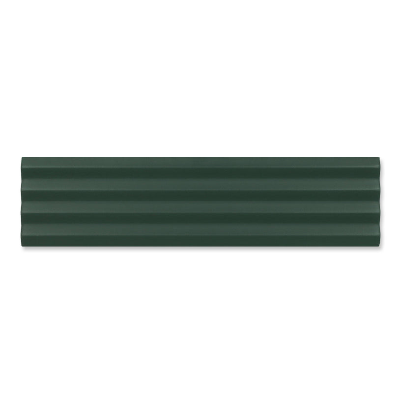 Fluted Emerald Decor Wall Tile