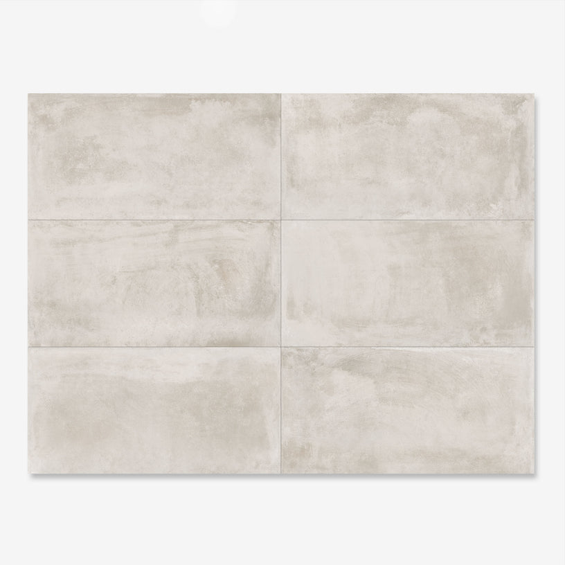 Forma Beige - XL Concrete Style Wall & Floor Tiles for Kitchens, Bathrooms & Living Spaces  - 45 x 90 cm - Matt Porcelain 