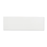 Haus Matt White - Plain Flat Subway Tiles for Kitchen, Bathrooms & Splashbacks - 10 x 30 cm, Ceramic