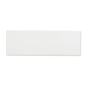 Haus Matt White - Plain Flat Subway Tiles for Kitchen, Bathrooms & Splashbacks - 10 x 30 cm, Ceramic