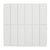 Haus Matt White - Plain Flat Subway Tiles for Kitchen, Bathrooms & Splashbacks - 10 x 30 cm, Ceramic