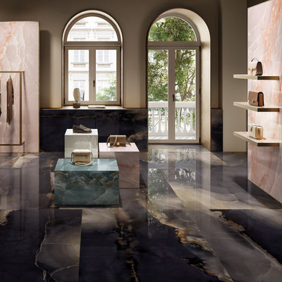 Jewel Onyx Black Tile