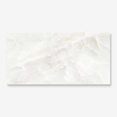 Jewel Onyx Ivory Tile