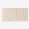 Locke Almond Decor - Beige Fluted Tiles for Feature Walls & Bathrooms - 32 x 62.5 cm, Matt