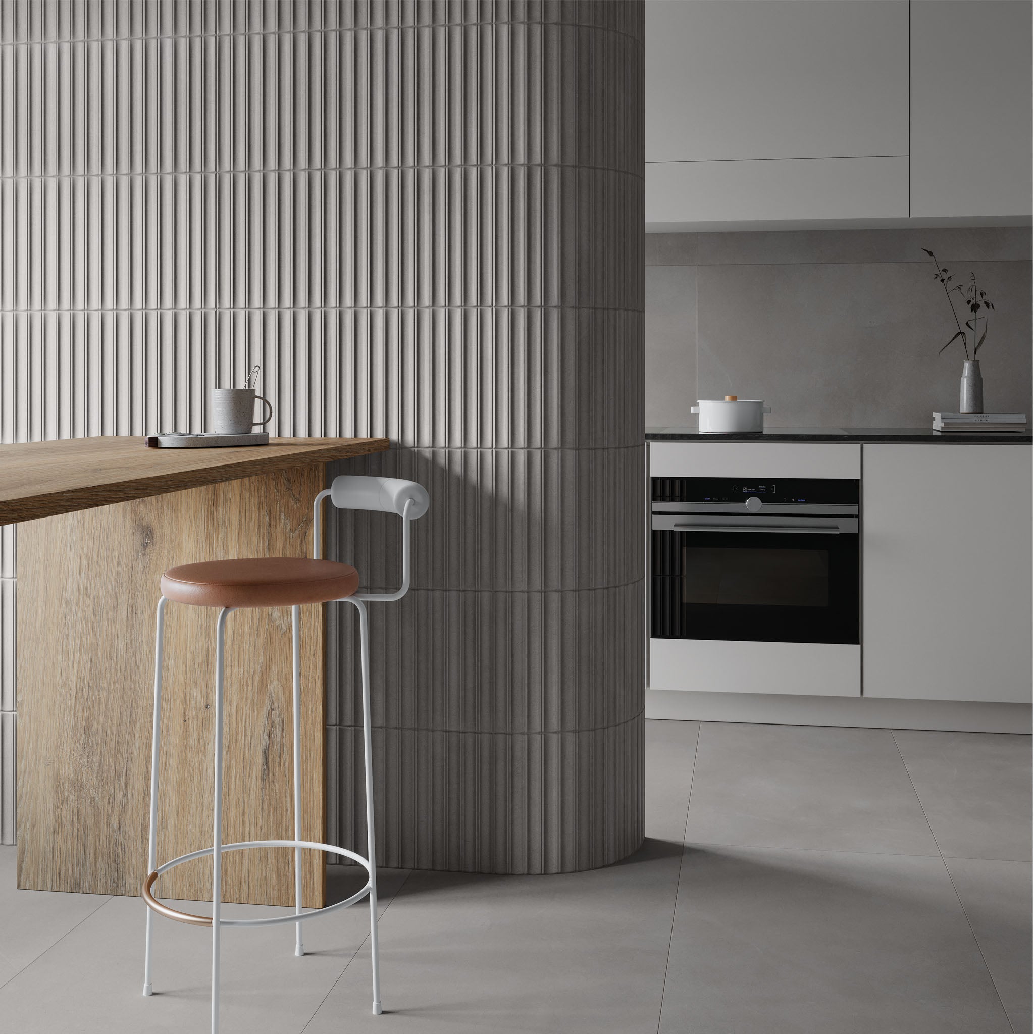 Locke Grey Decor Tile