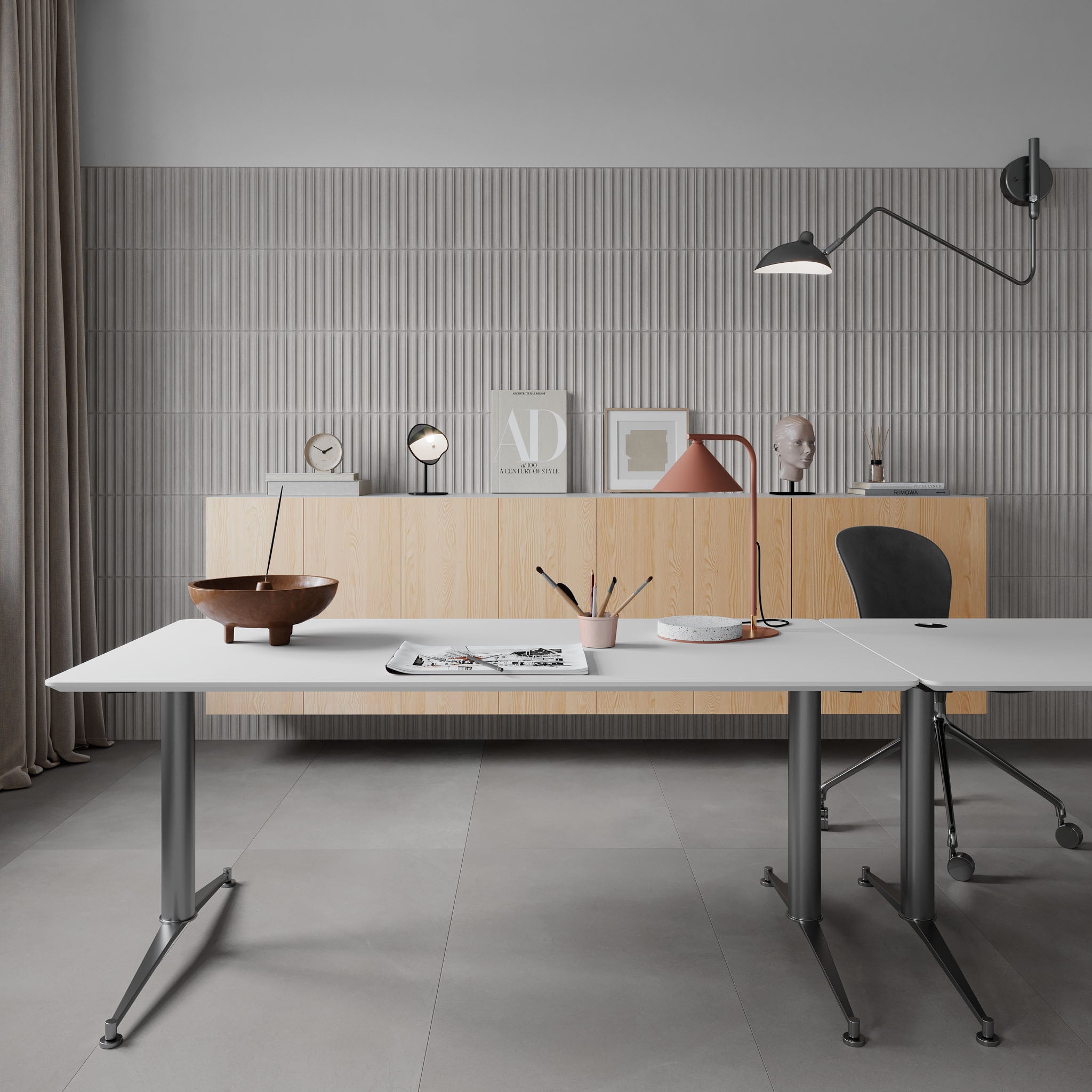 Locke Grey Decor Tile