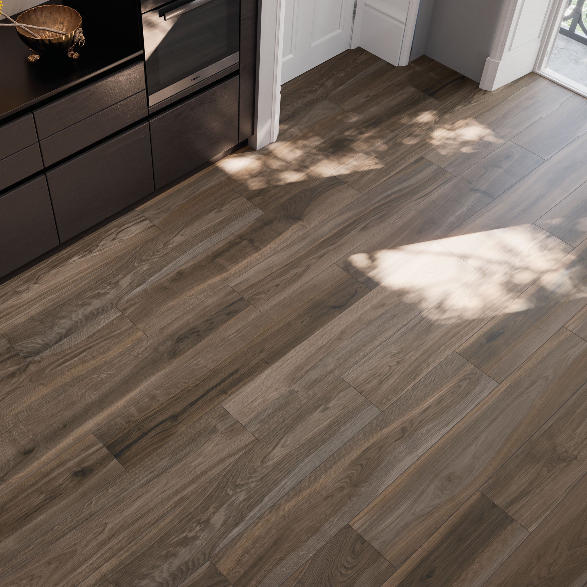 Walnut Wood Tile Flooring Daltile Baker Wood 6 In. X 24 In. Walnut