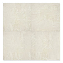 Melrose Cream 60 x 60 cm - Beige Stone Effect Floor Tiles for Kitchens & Living Rooms - Matt Porcelain
