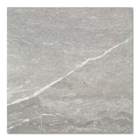 Melrose Grey 60 x 60 cm - Stone Effect Floor Tiles for Kitchens & Living Rooms - Matt Porcelain