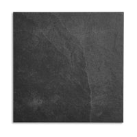 Midlake Black 60 x 60 cm - Slate Effect Outdoor Porcelain Paving Tiles for Patios & Gardens - 20mm