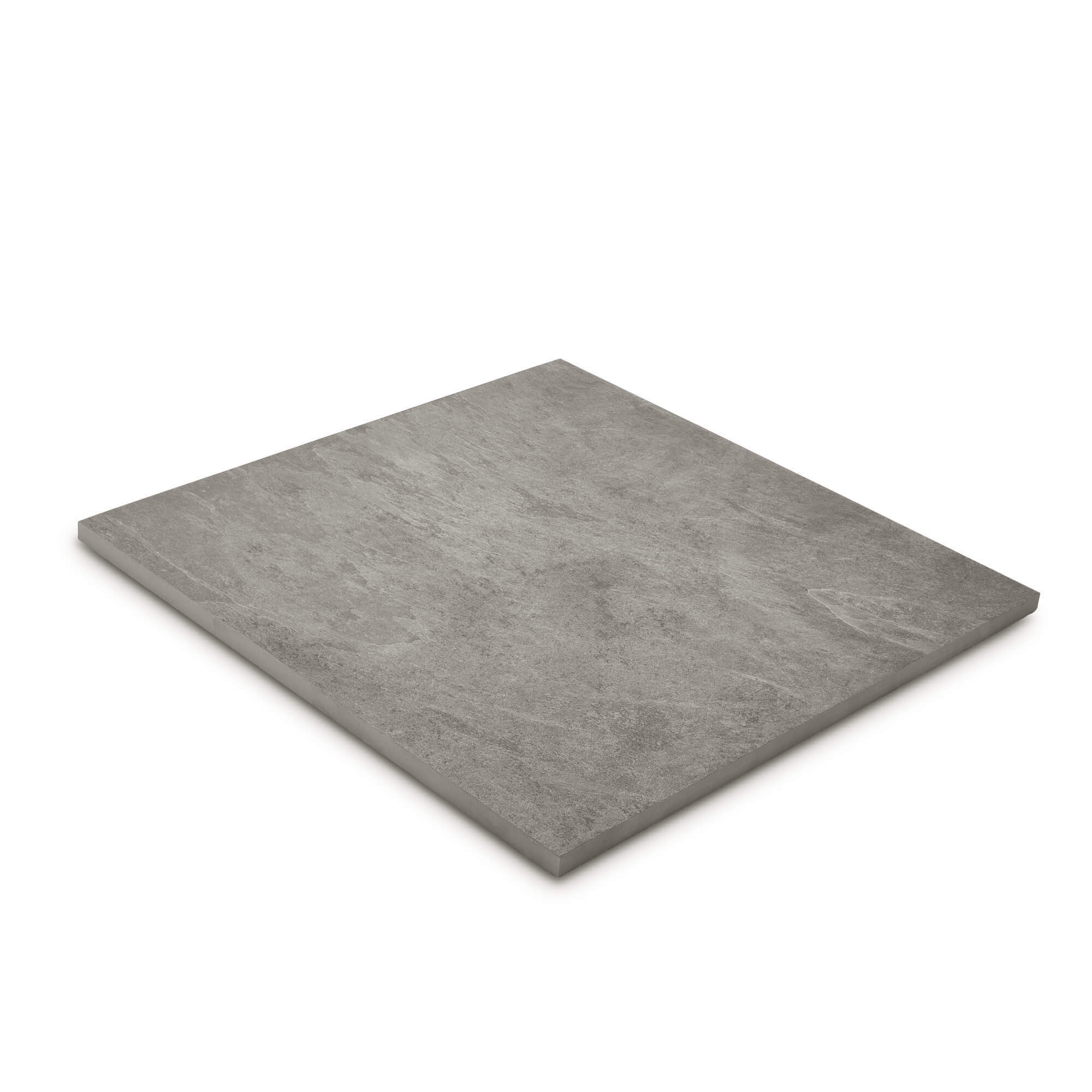 Midlake Grey 60 x 60 cm - Slate Effect Outdoor Porcelain Paving Tiles for Patios & Gardens - 20mm